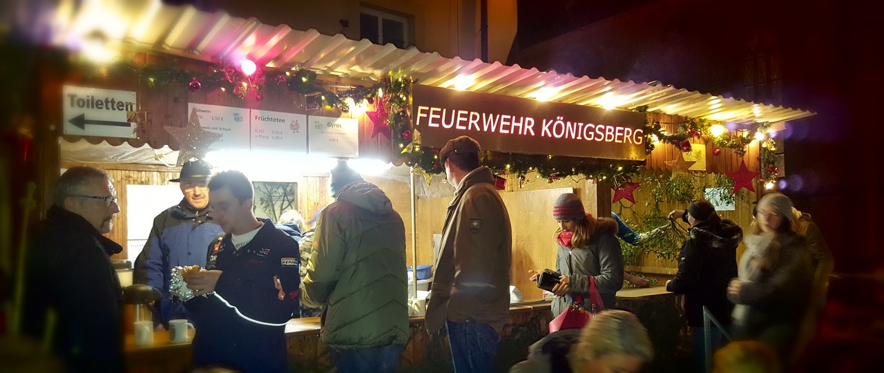 Stand der FF Königberg Stand der FF Königberg