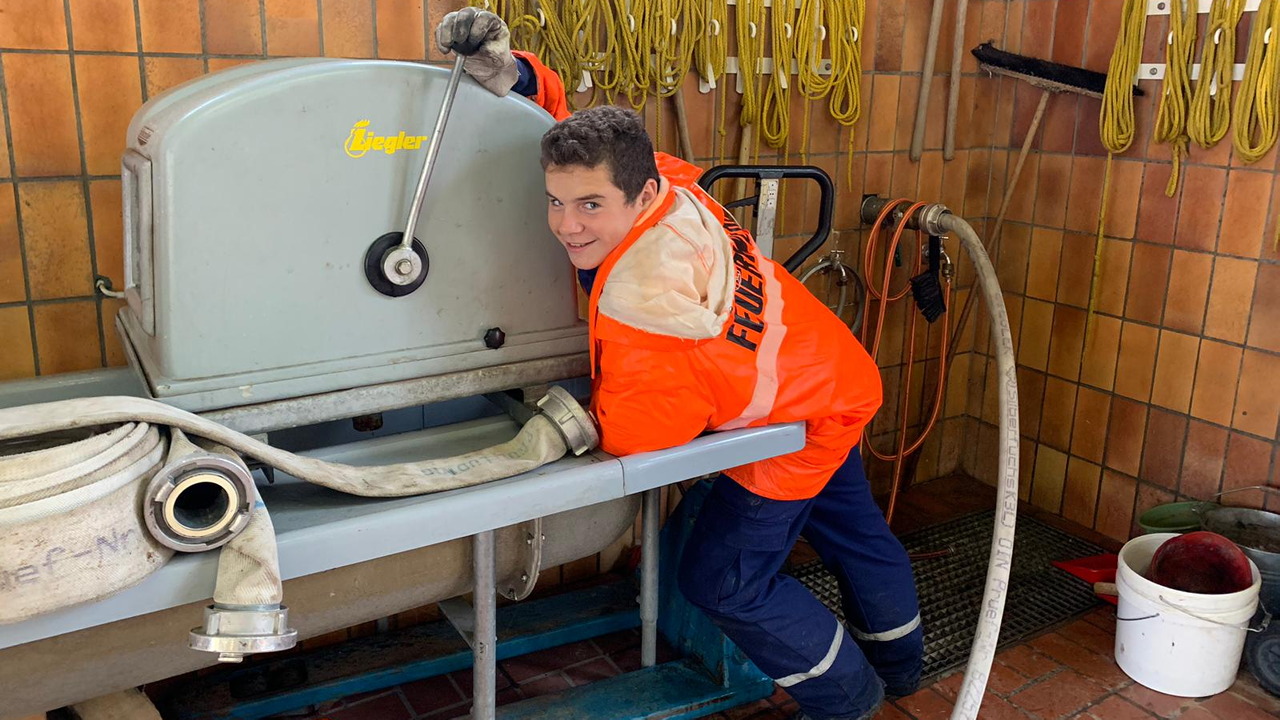 Schlauchwaschanlage Schlauchwaschanlage