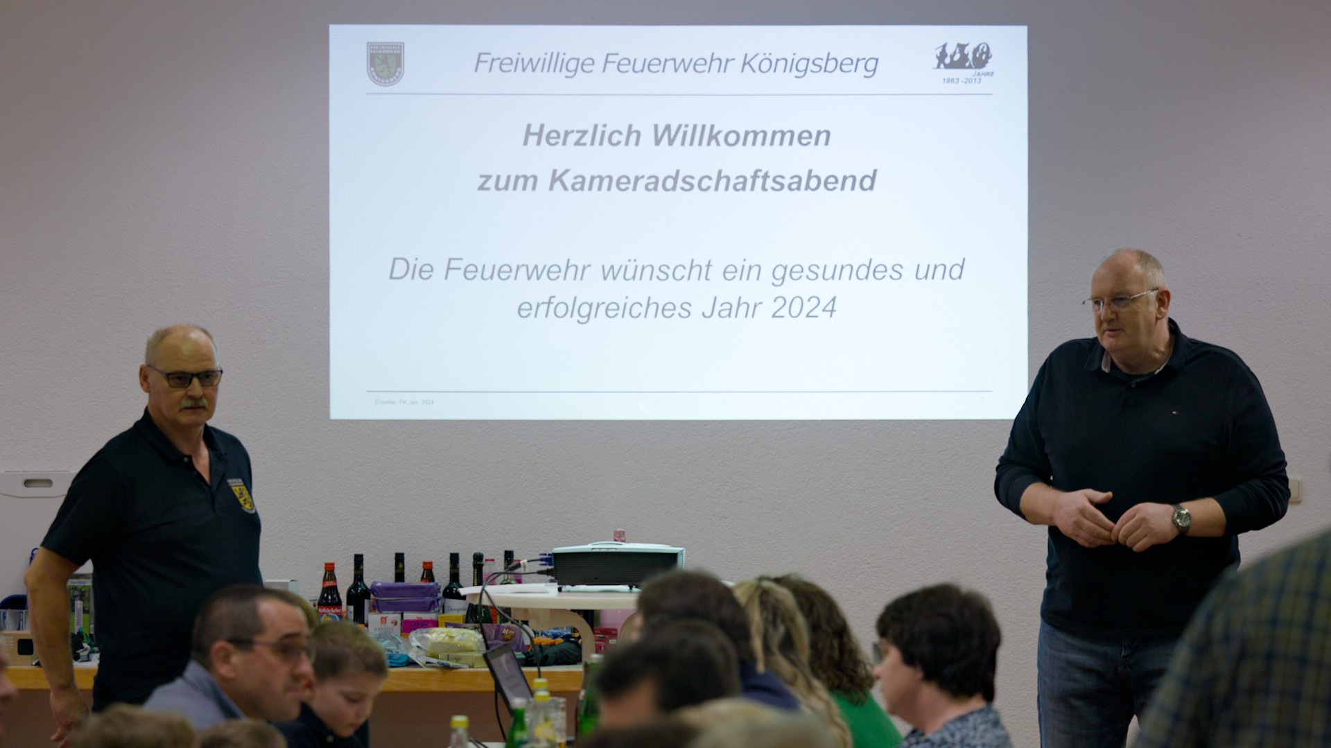 Eröffnung des Kameradschaftsabends