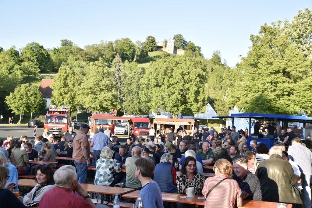 Sehr gut besucht war das Feuerwehrfest mit Fahrzeugweihe am Samstag und Sonntag in Königsberg